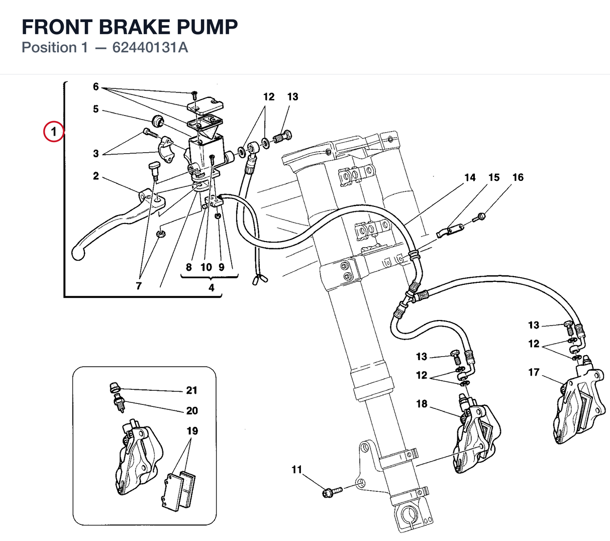 FRONT BRAKE PUMP