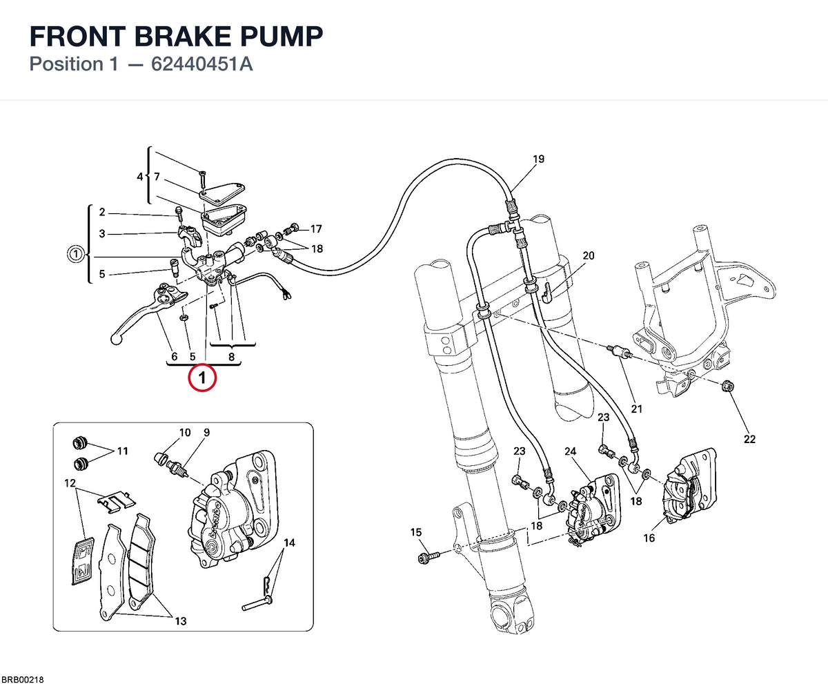FRONT BRAKE PUMP