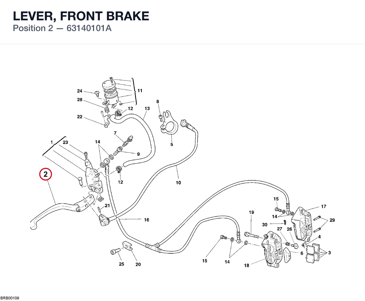 LEVER, FRONT BRAKE