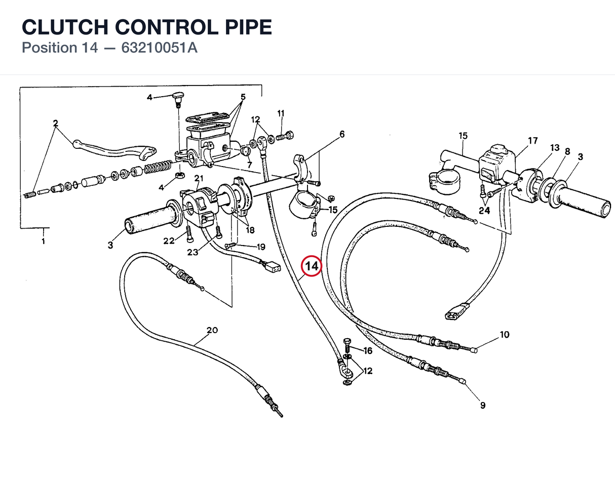 CLUTCH CONTROL PIPE