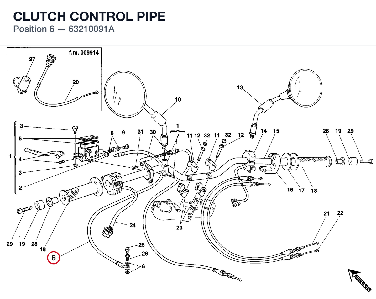 CLUTCH CONTROL PIPE