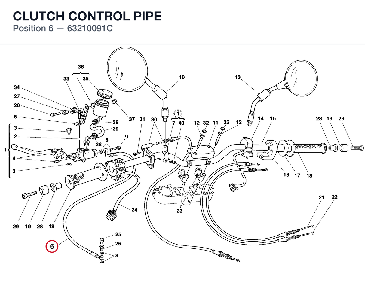 CLUTCH CONTROL PIPE