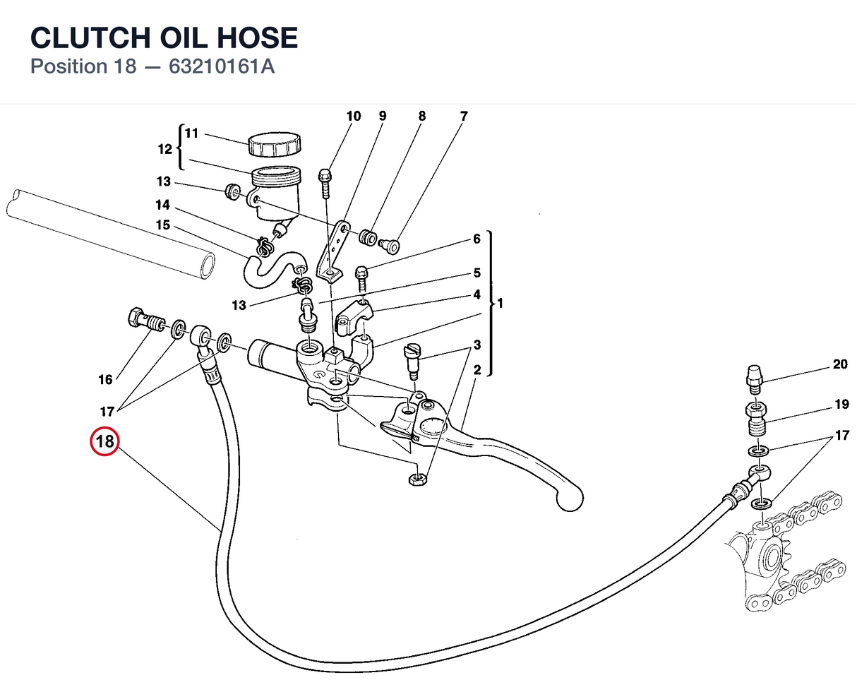 CLUTCH OIL HOSE