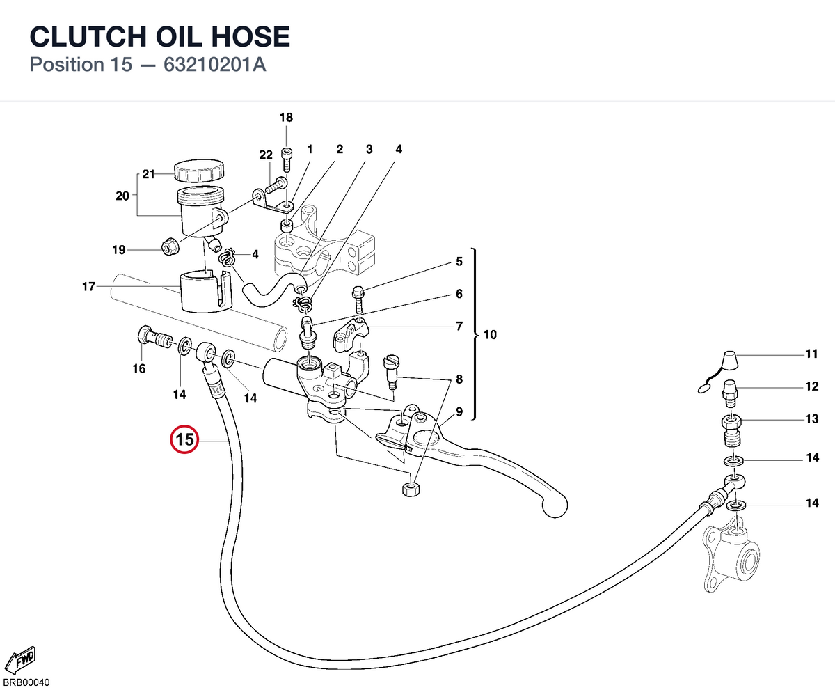 CLUTCH OIL HOSE