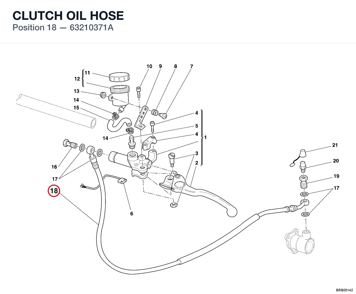 CLUTCH OIL HOSE