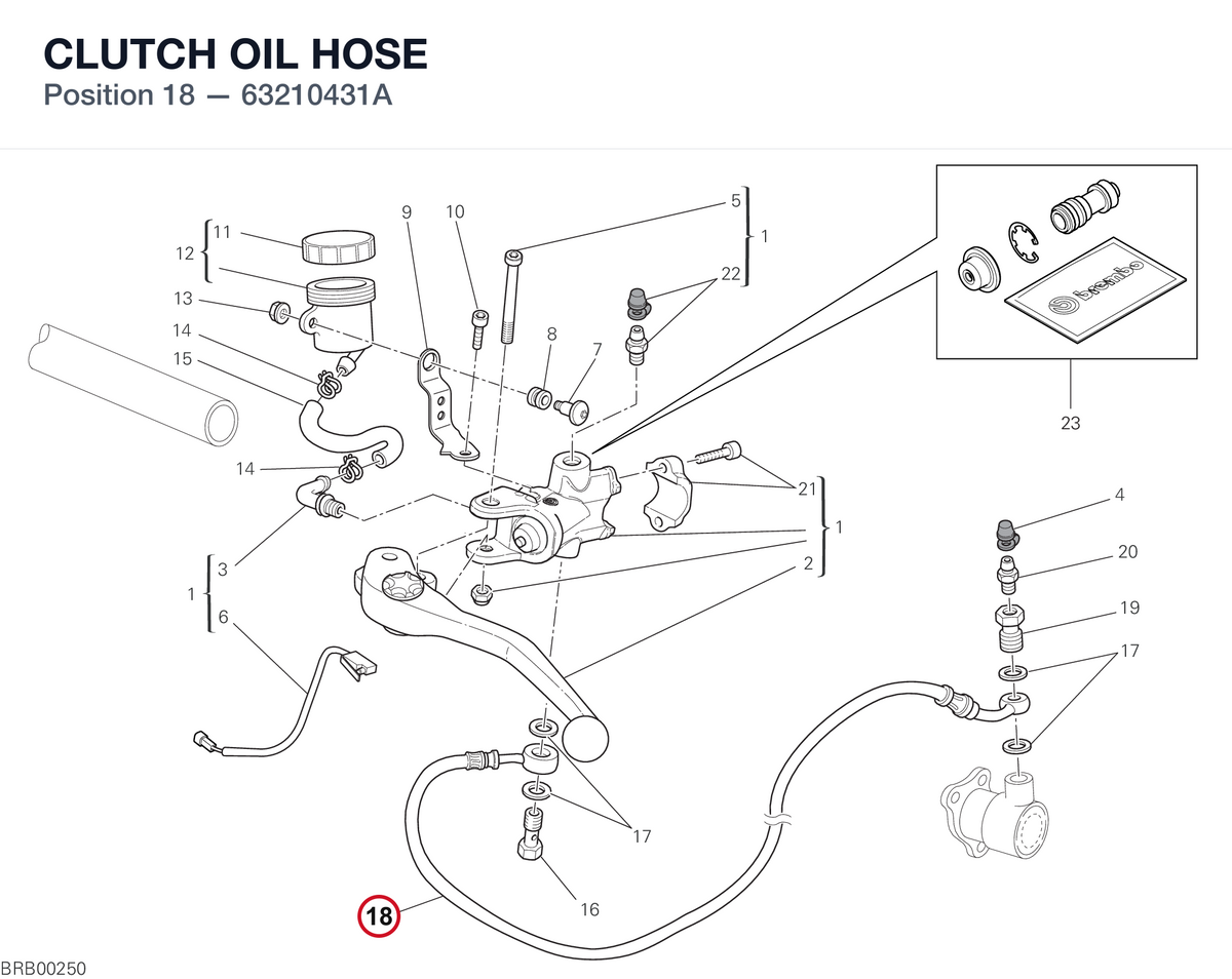 CLUTCH OIL HOSE