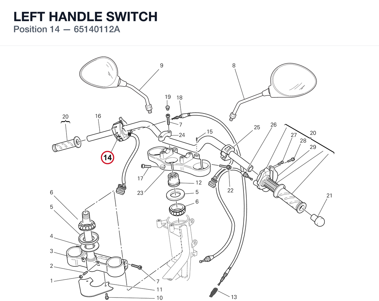 LEFT HANDLE SWITCH