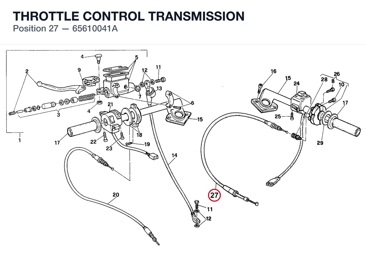 THROTTLE CONTROL TRANSMISSION