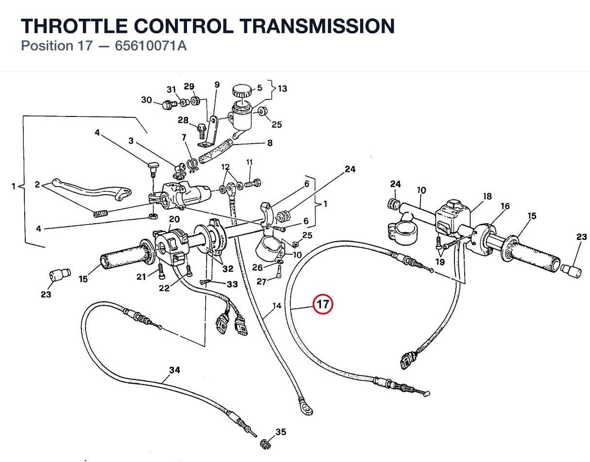 THROTTLE CONTROL TRANSMISSION