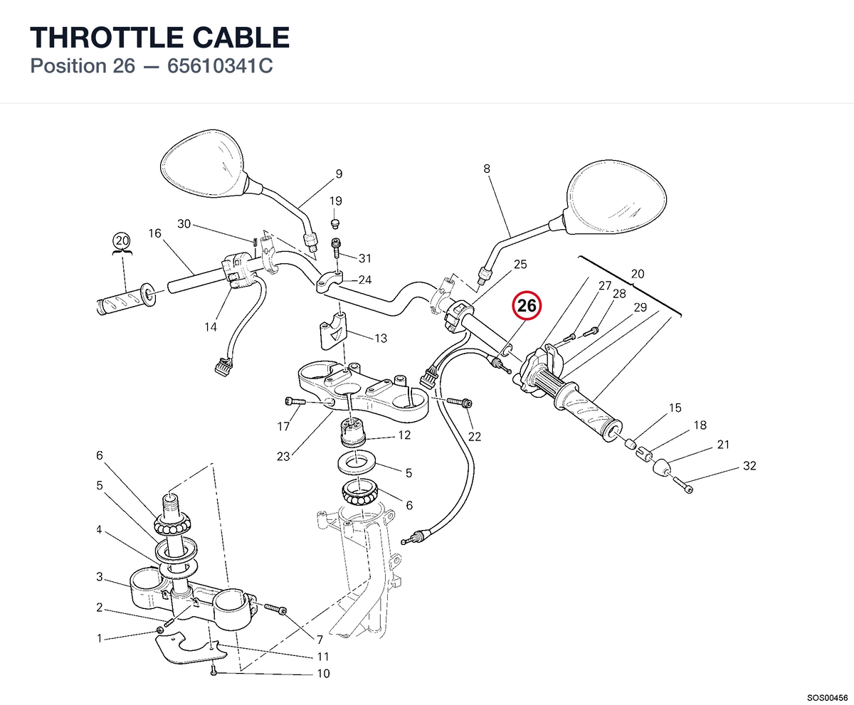 THROTTLE CABLE