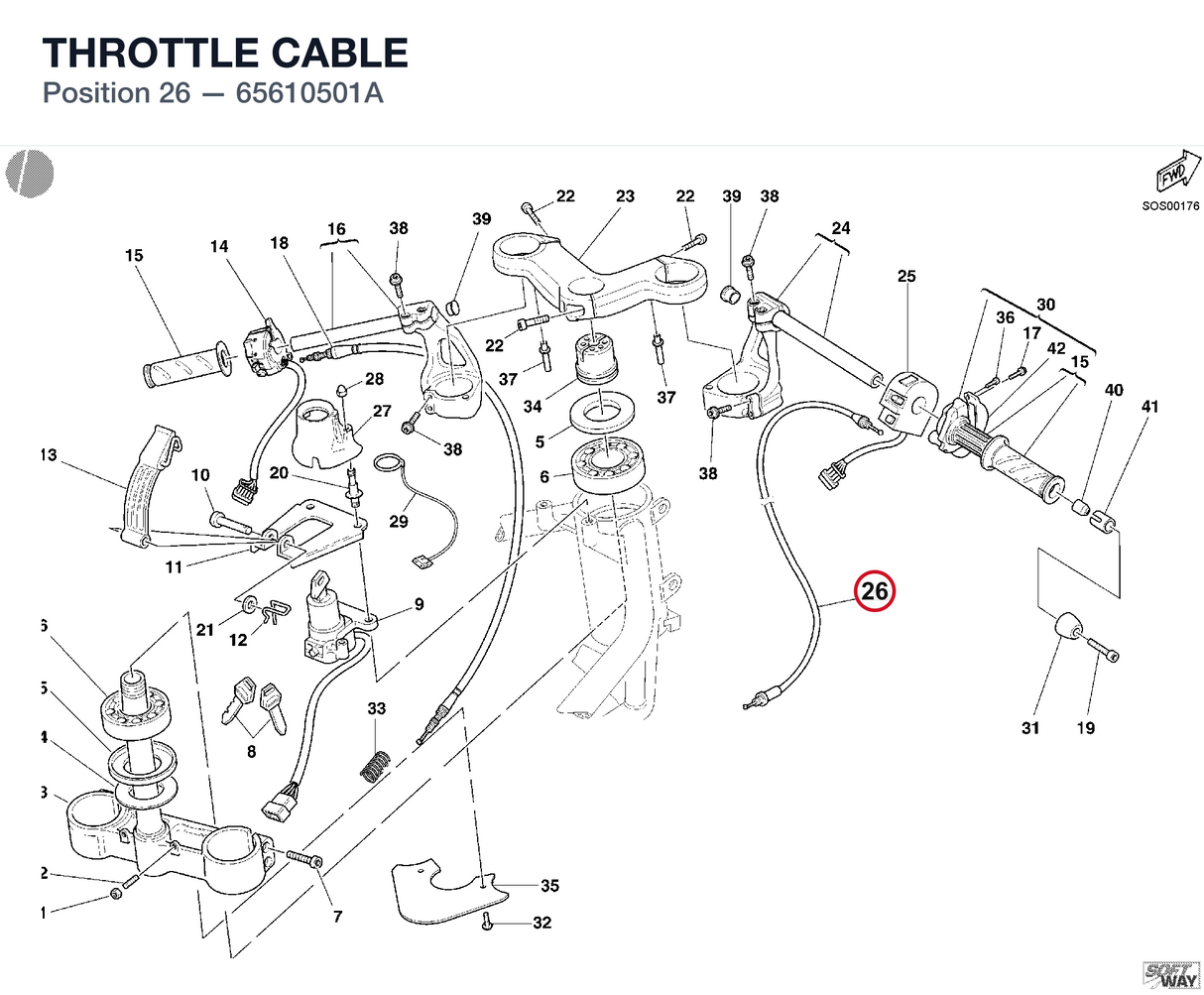THROTTLE CABLE