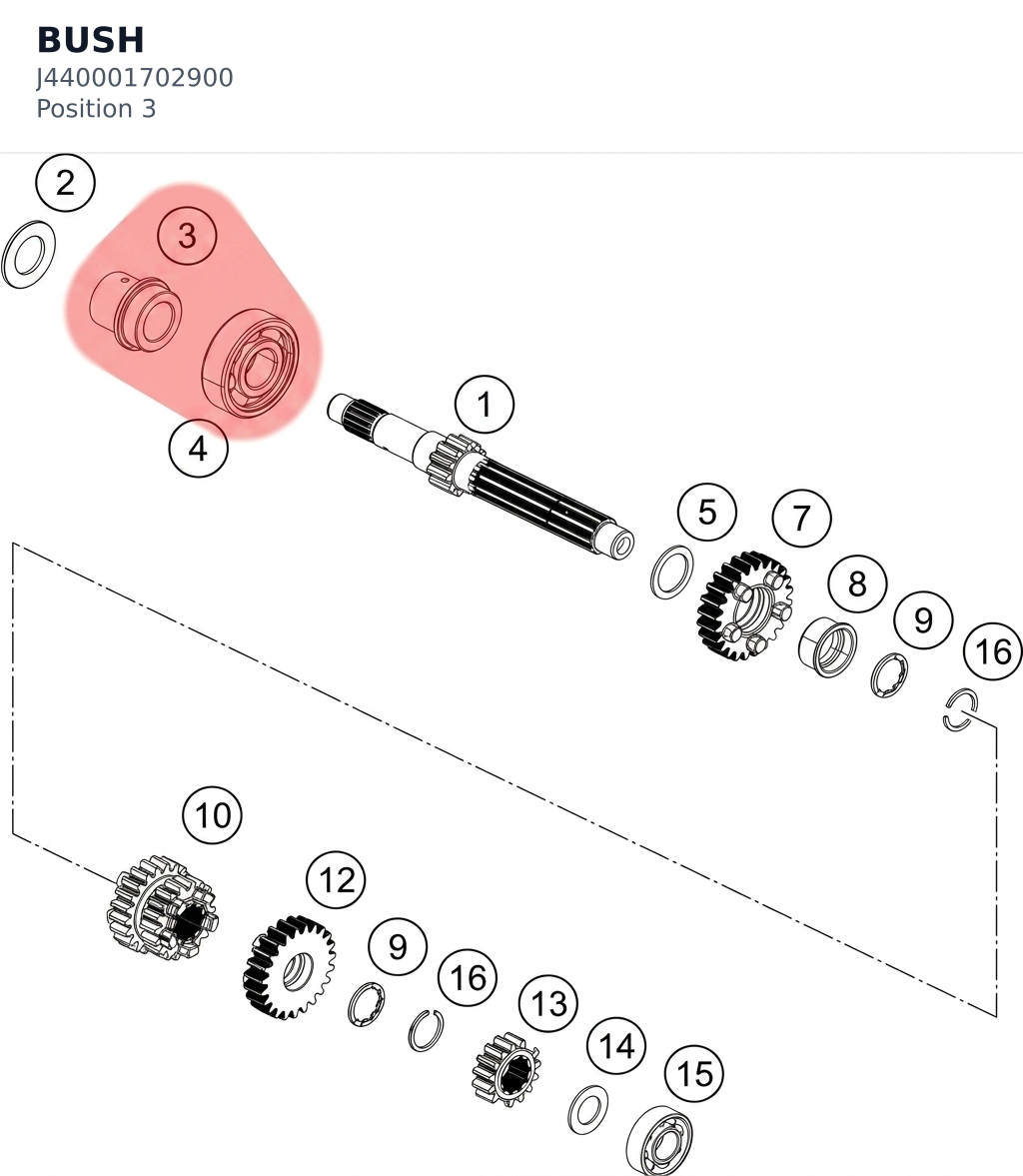 Diagram preview: BUSH (J440001702900)