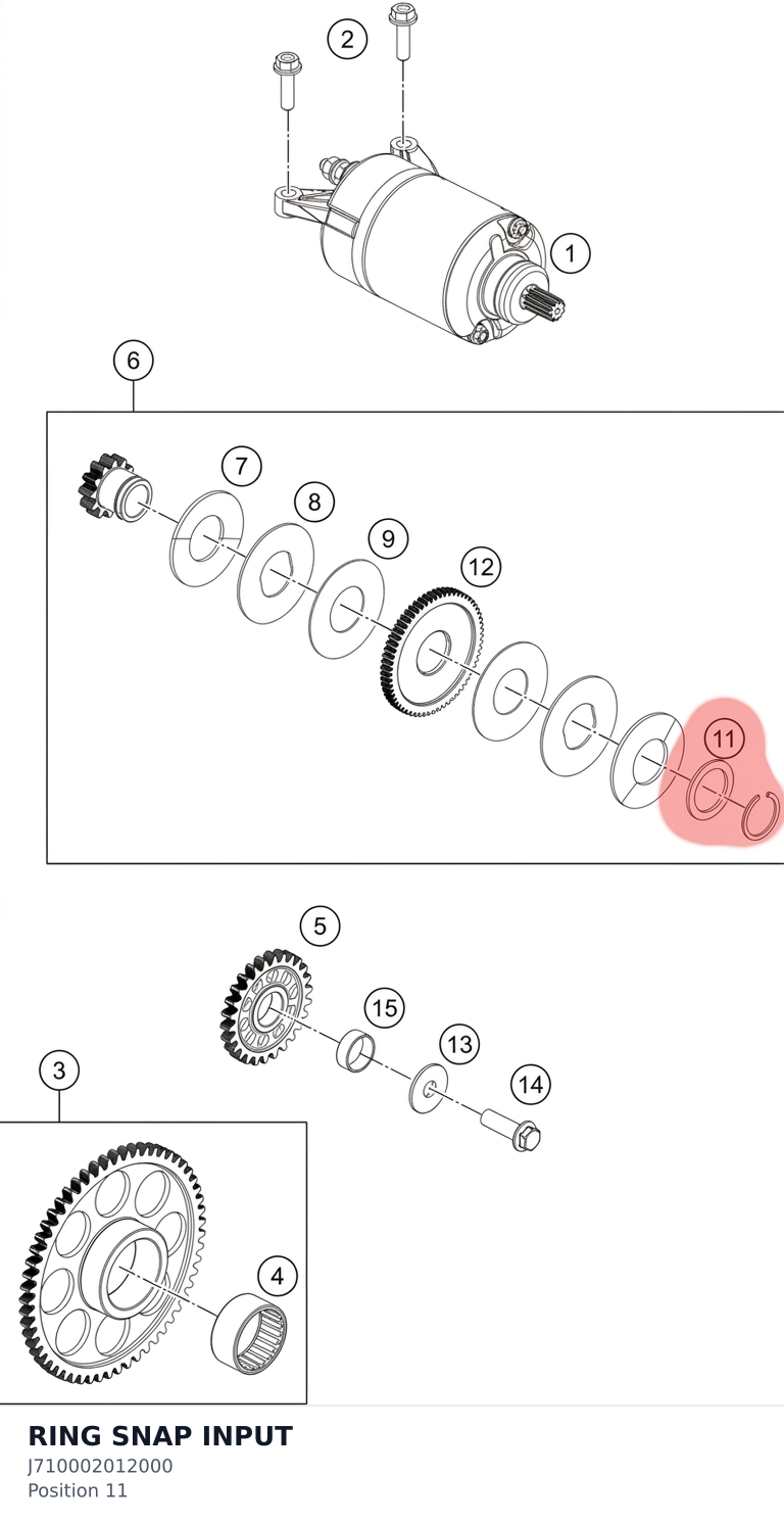 Diagram preview: RING SNAP INPUT (J710002012000)