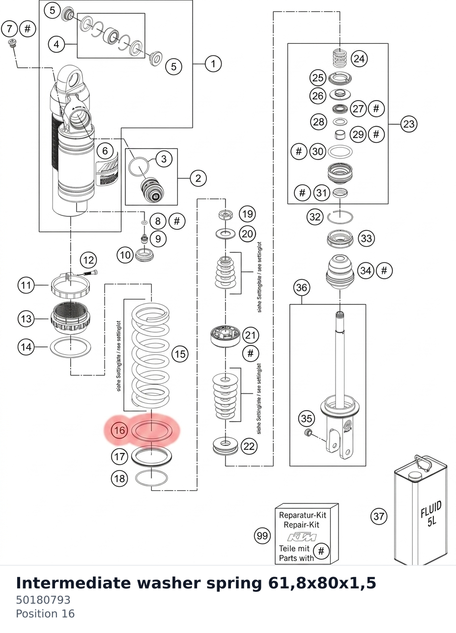 Diagram preview: Intermediate washer spring 61,8x80x1,5 (50180793)