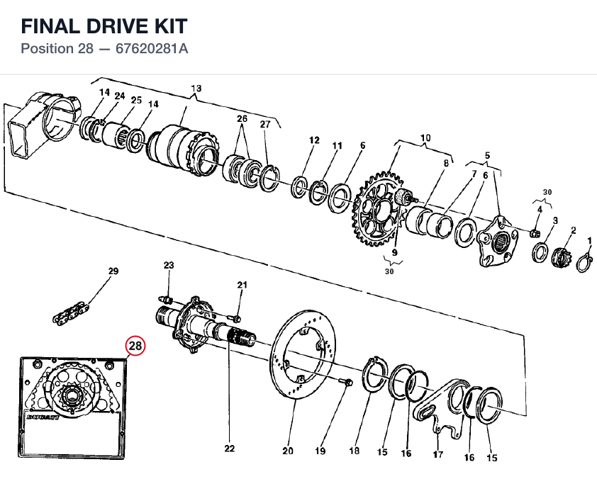 FINAL DRIVE KIT