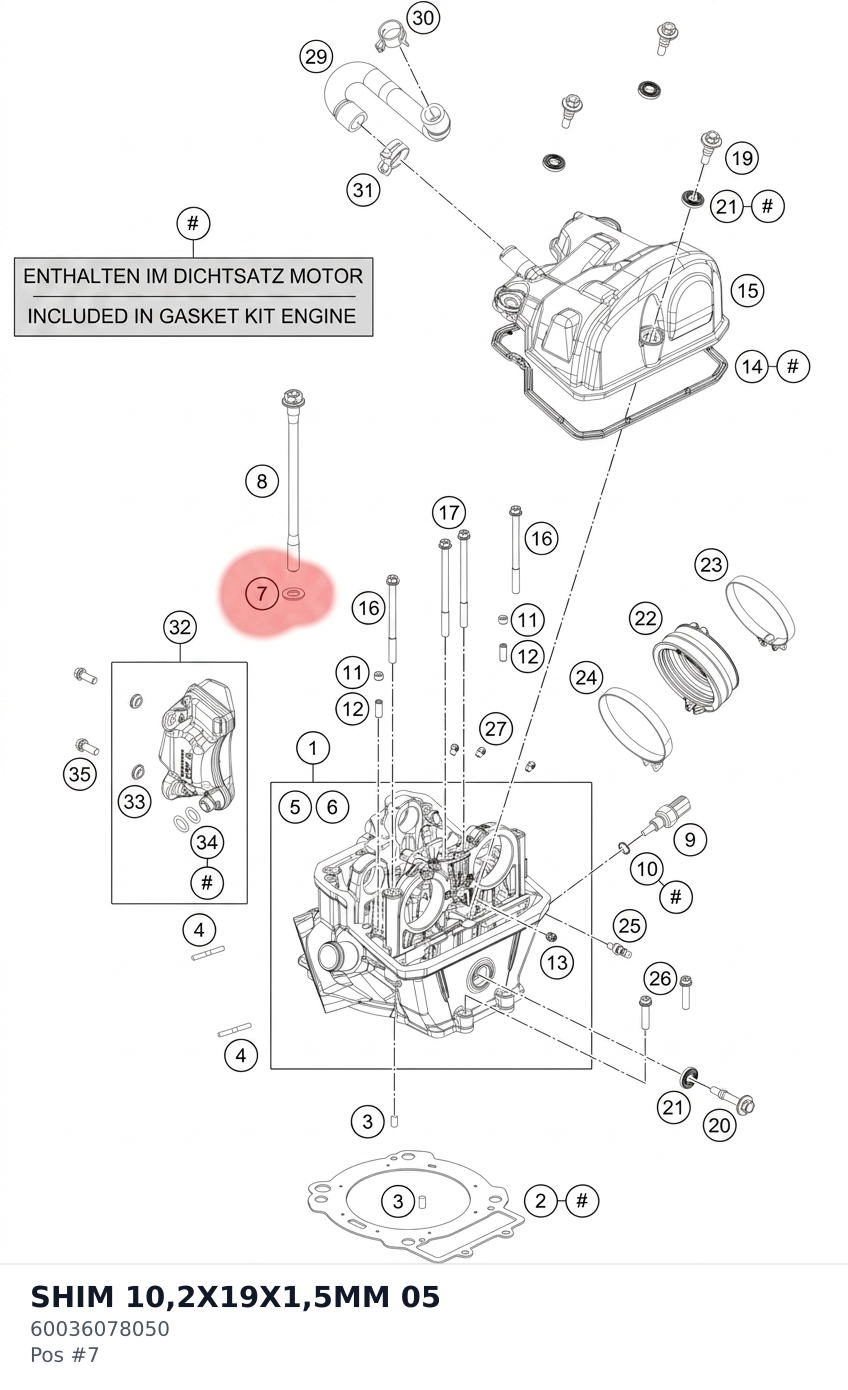 Diagram preview: SHIM 10,2X19X1,5MM 05 (60036078050)