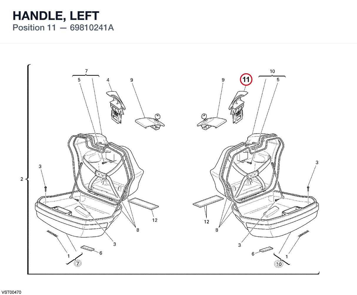 HANDLE, LEFT