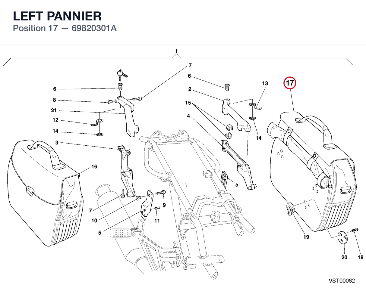 LEFT PANNIER