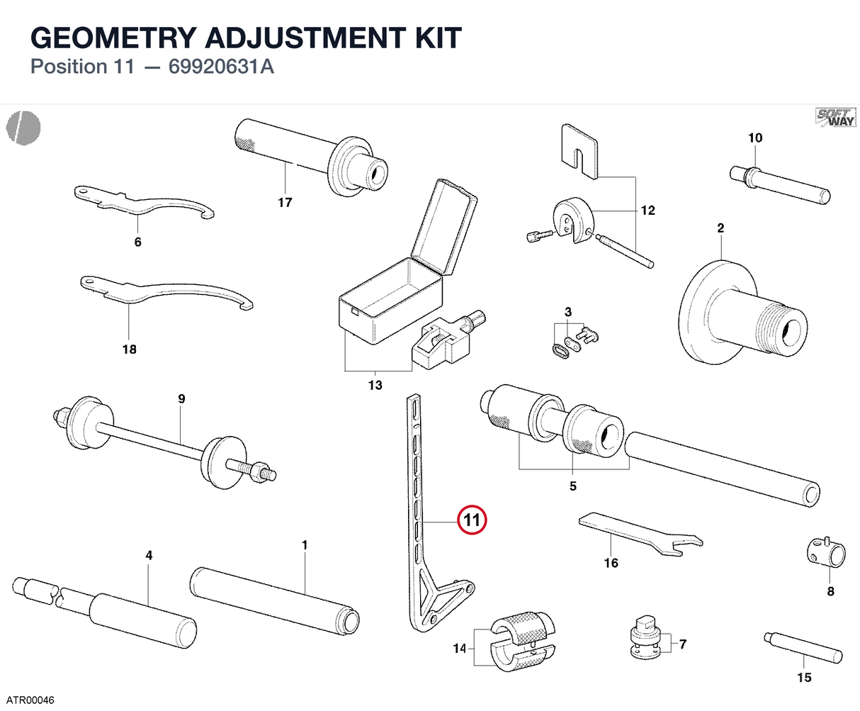 GEOMETRY ADJUSTMENT KIT