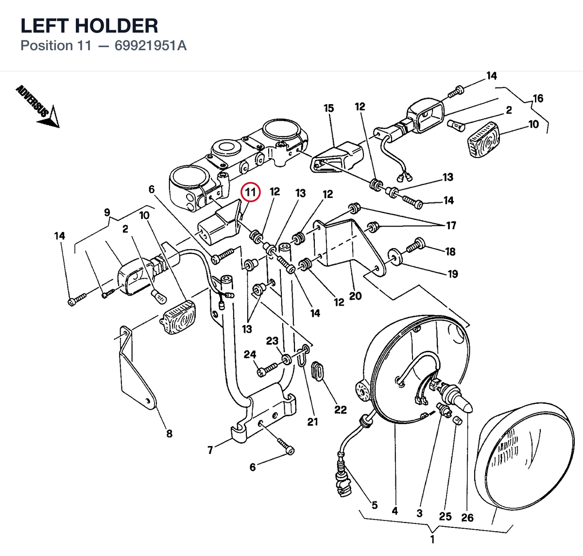 LEFT HOLDER