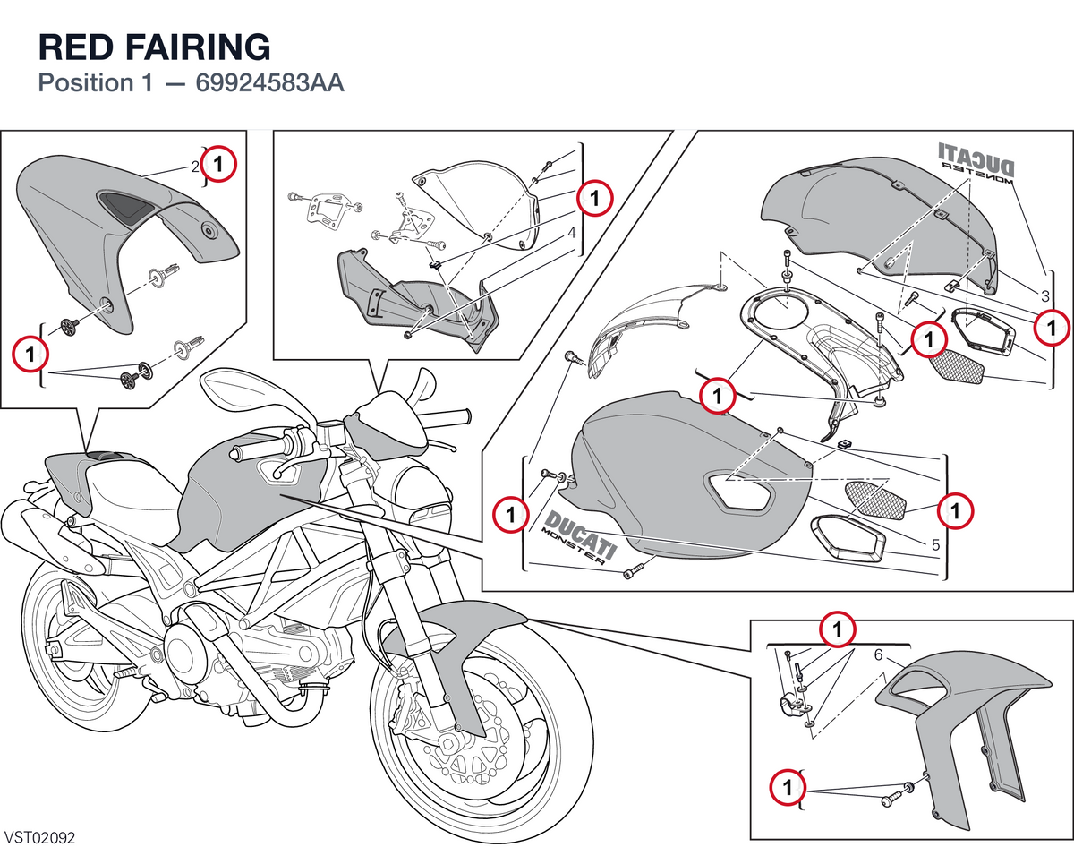 RED FAIRING