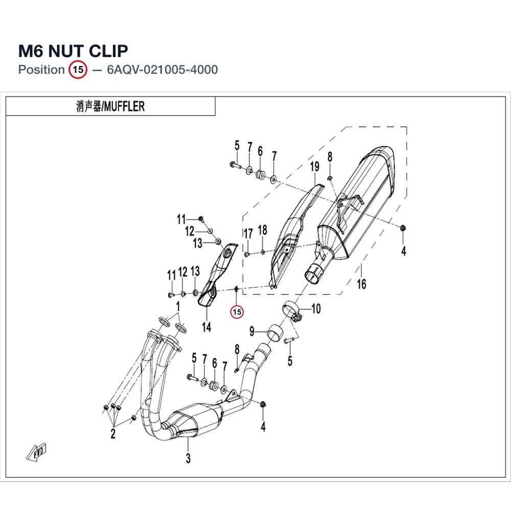 M6 NUT CLIP product image