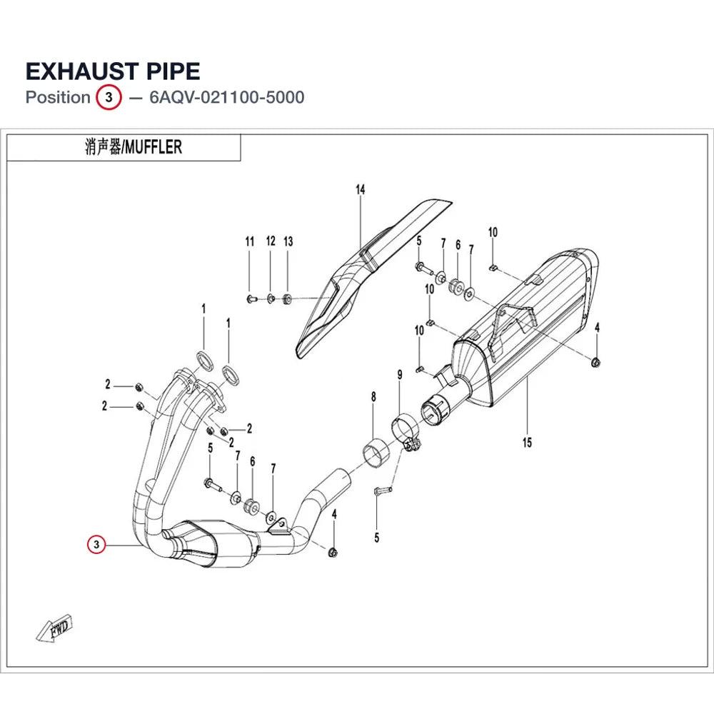 EXHAUST PIPE product image