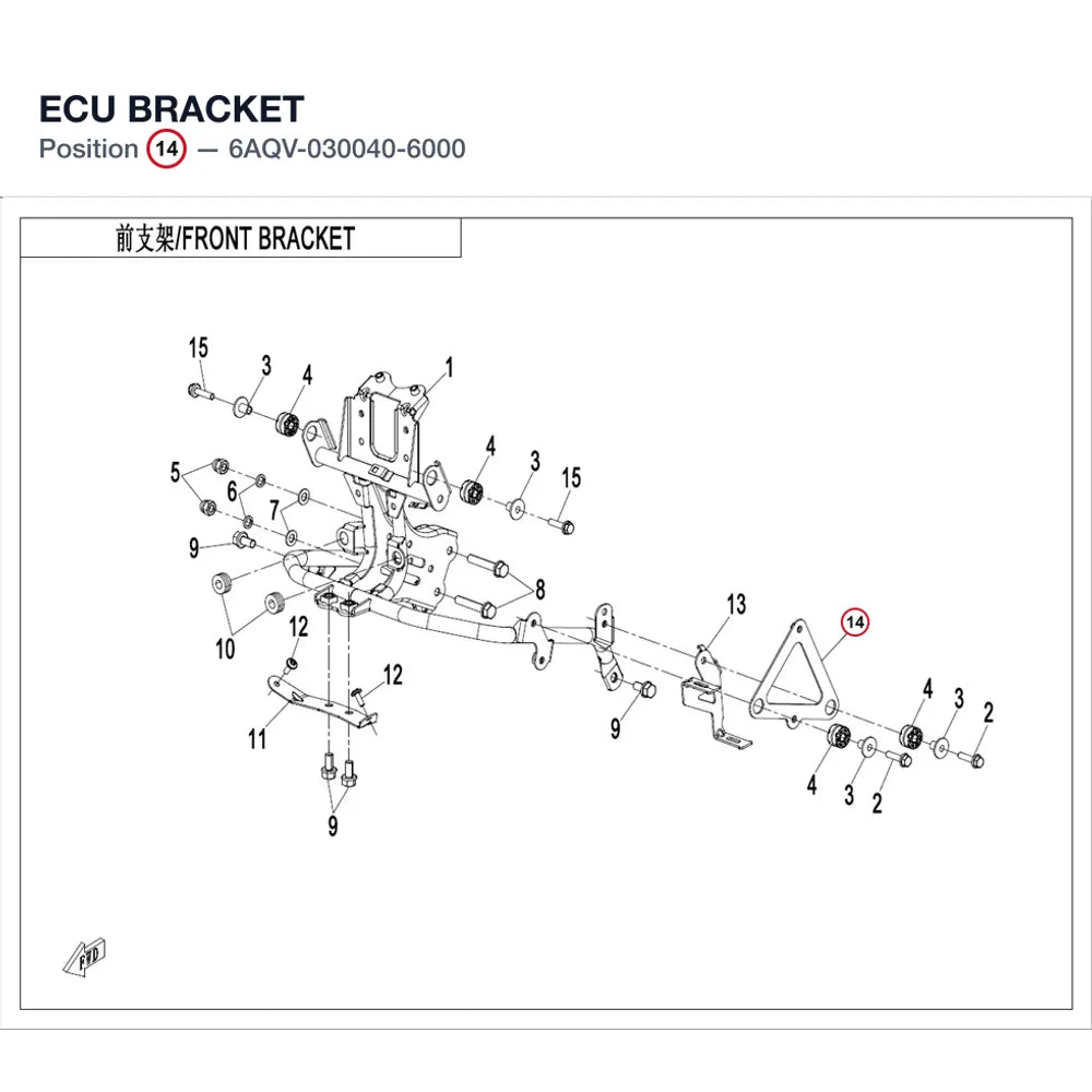ECU BRACKET product image