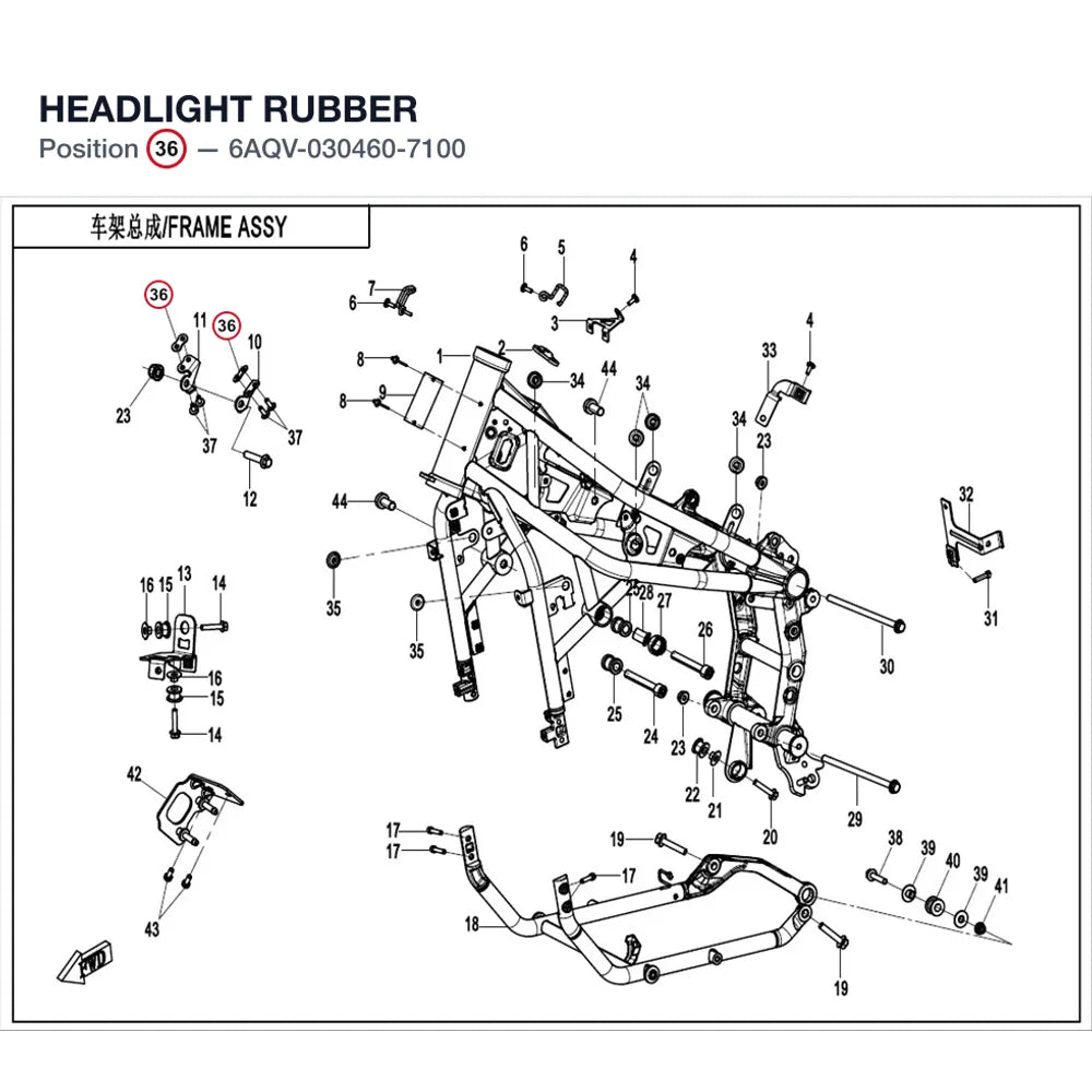 HEADLIGHT RUBBER product image