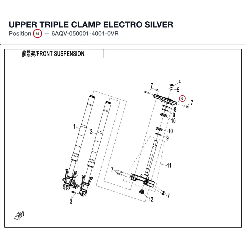 UPPER TRIPLE CLAMP product image