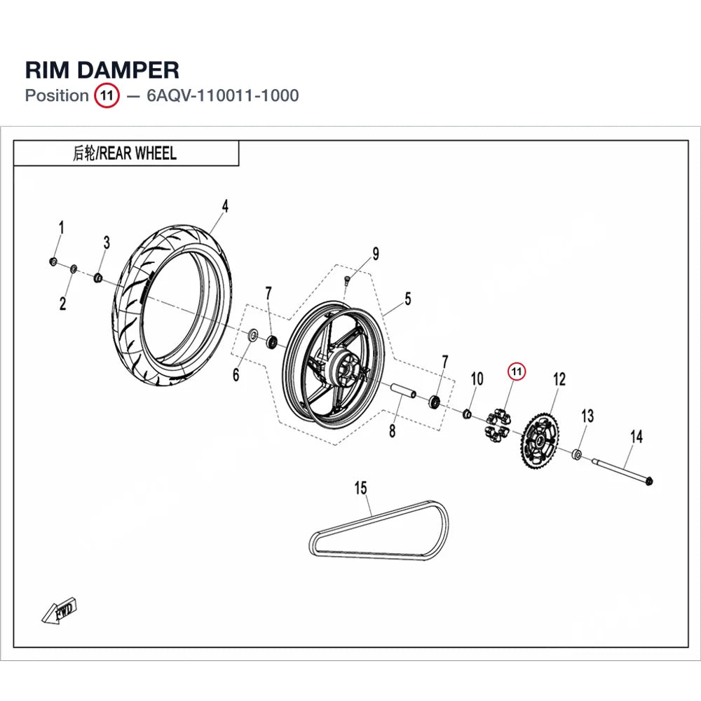 RIM DAMPER product image