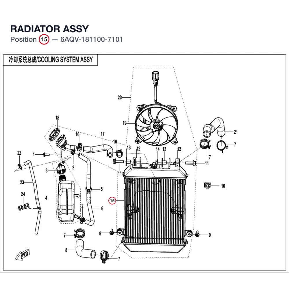 RADIATOR ASSY product image
