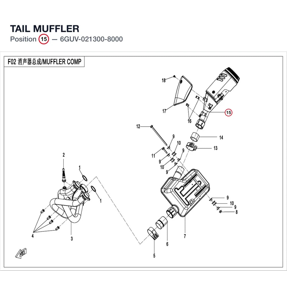 TAIL MUFFLER product image