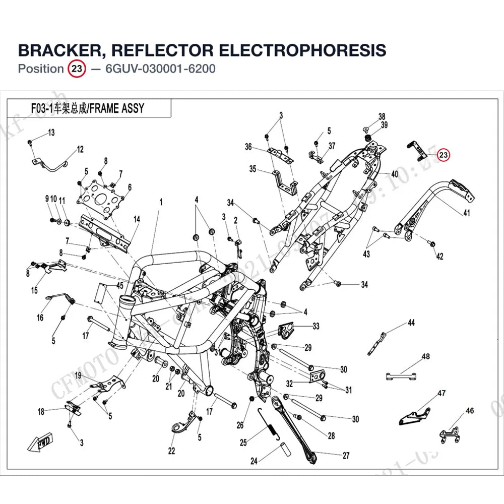 BRACKER, REFLECTOR product image