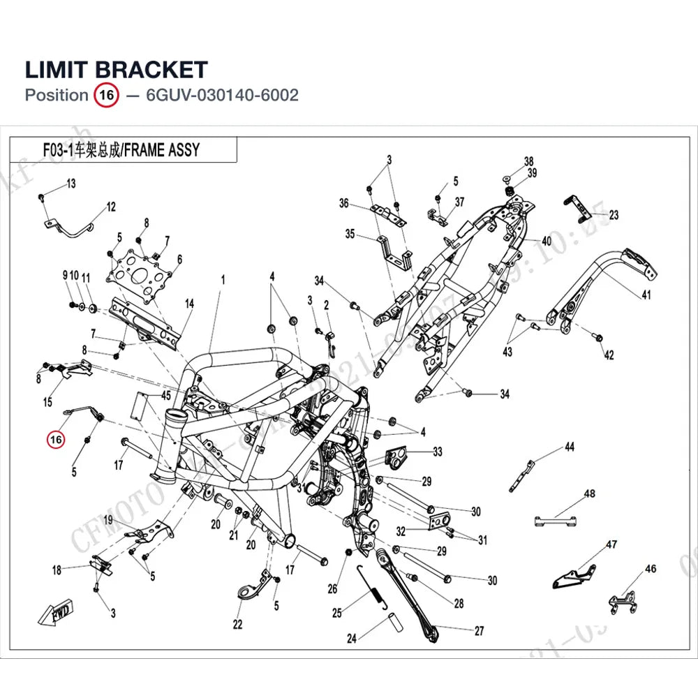 LIMIT BRACKET product image