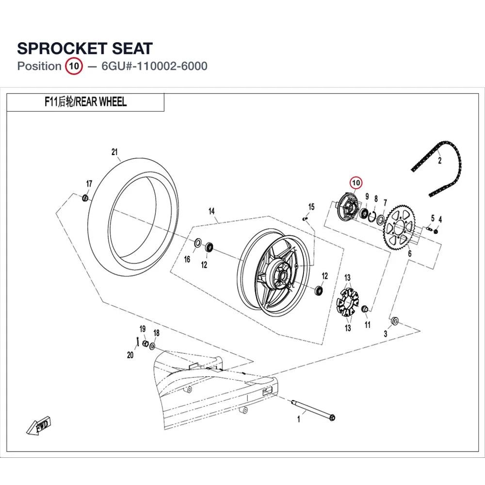 SPROCKET SEAT product image
