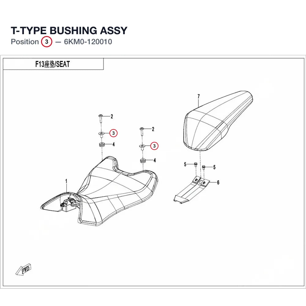 T-TYPE BUSHING ASSY product image