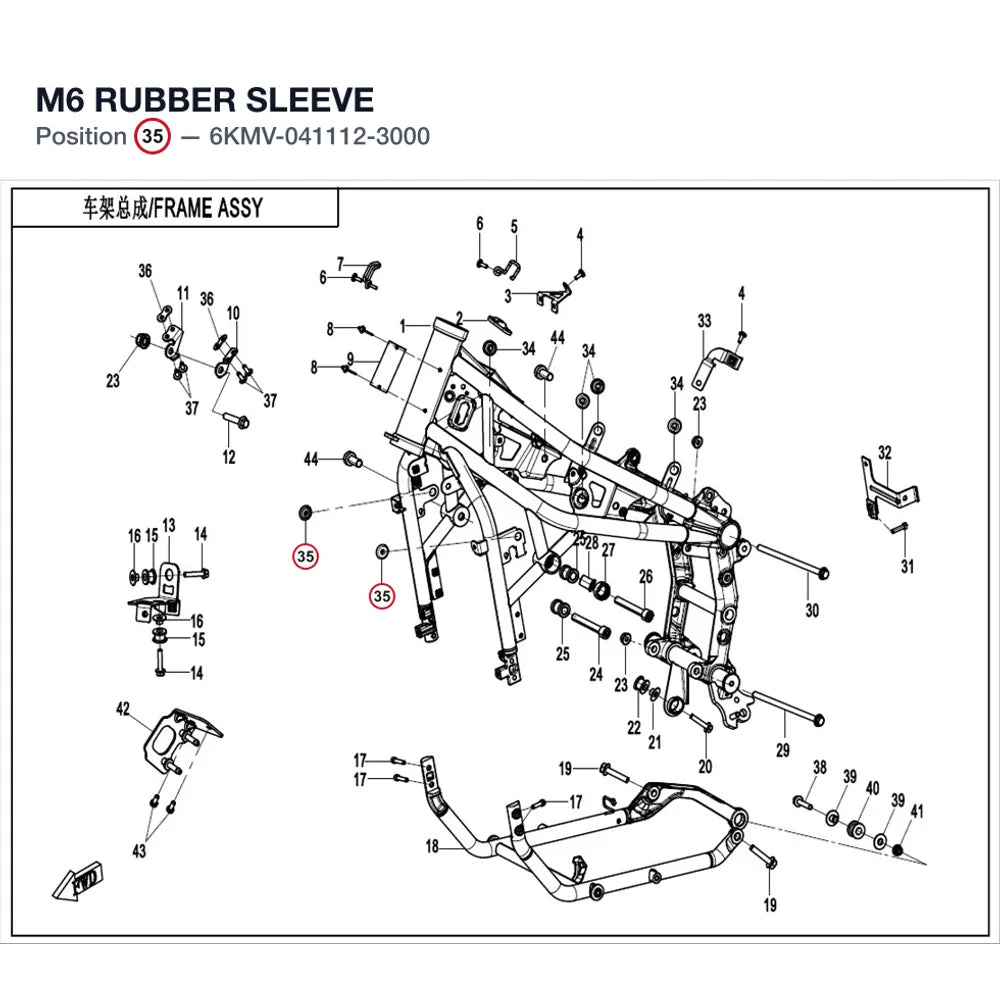 M6 RUBBER SLEEVE product image