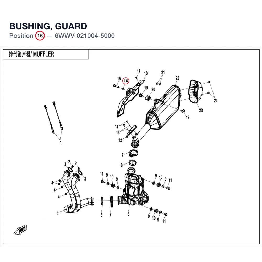 BUSHING, GUARD product image