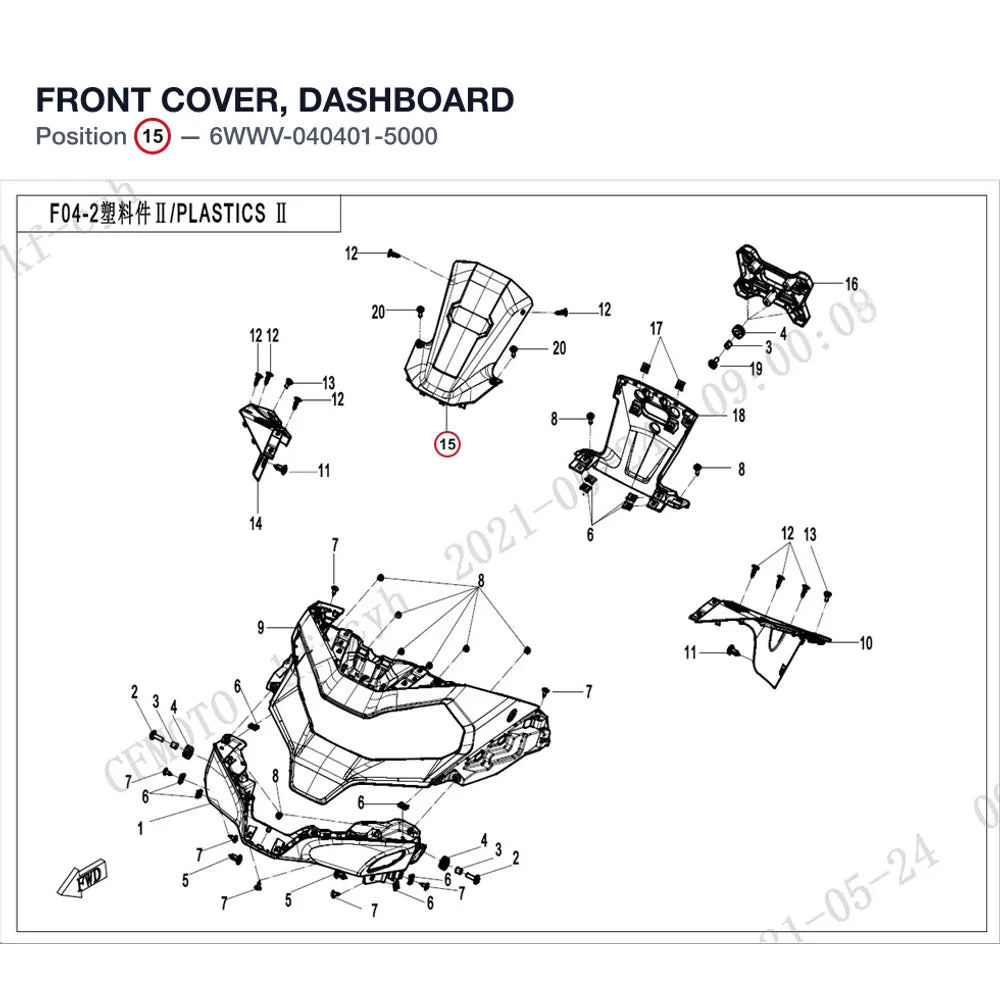 FRONT COVER, DASHBOARD product image
