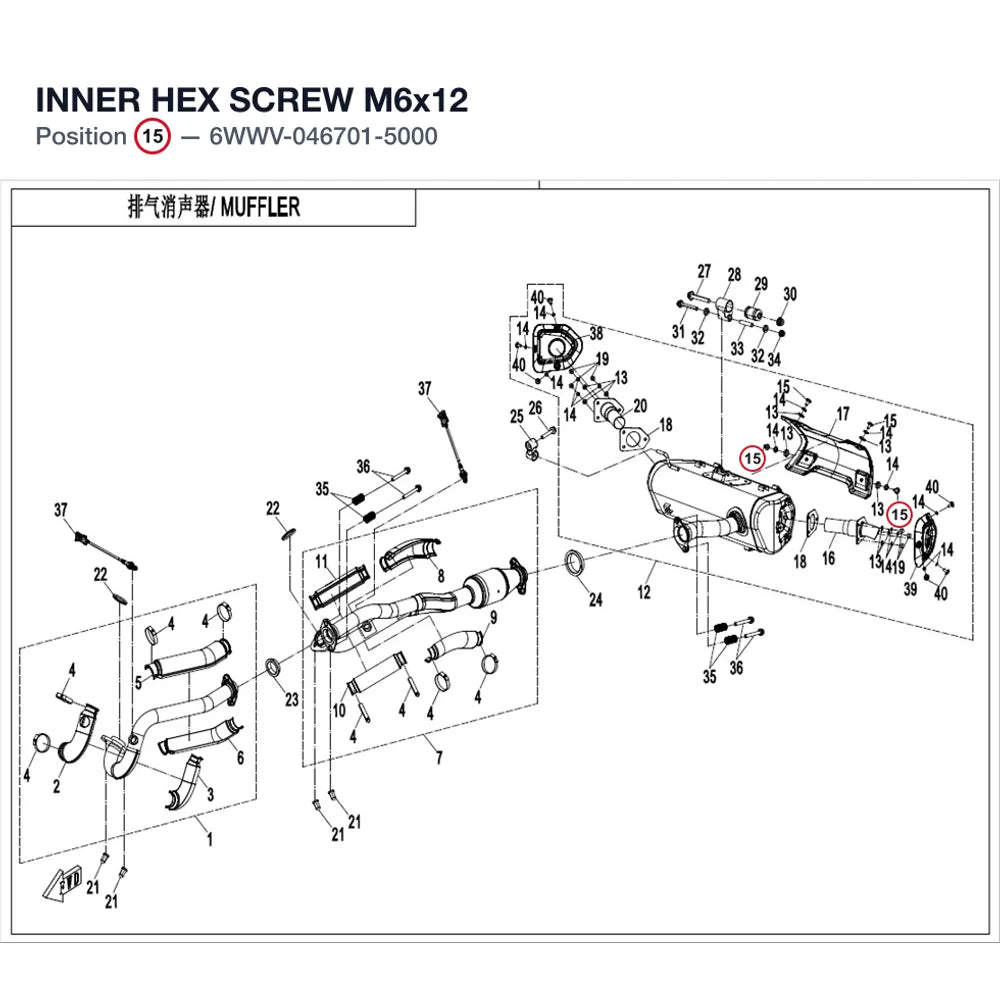 INNER HEX SCREW M6x12 product image