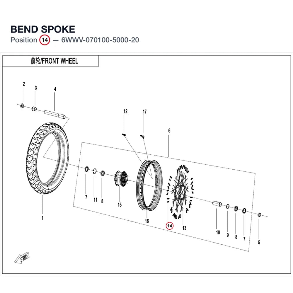 BEND SPOKE product image