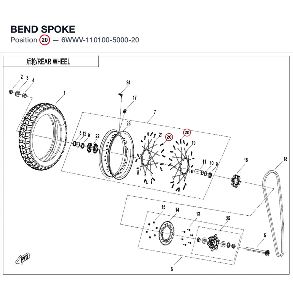 BEND SPOKE product image