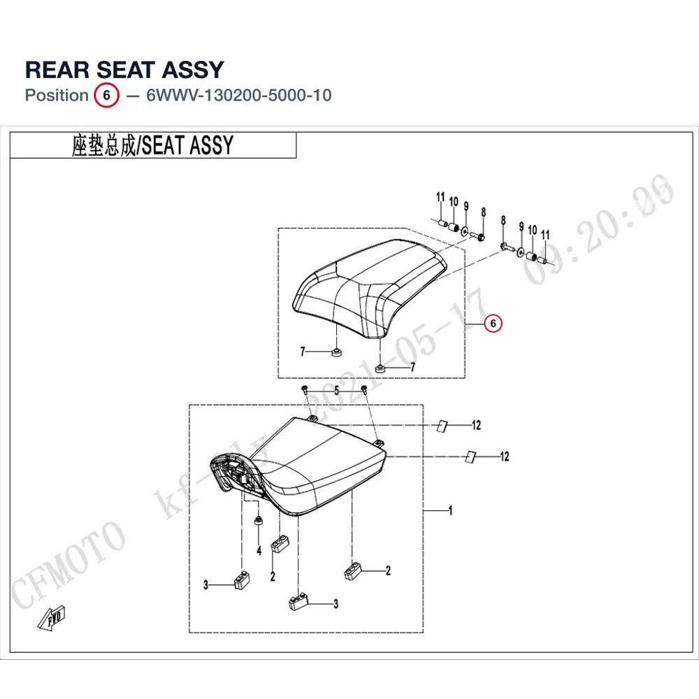 REAR SEAT ASSY product image