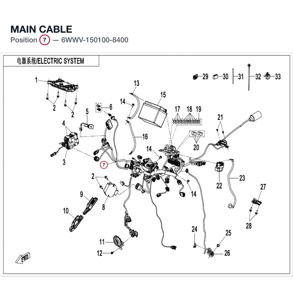 MAIN CABLE product image
