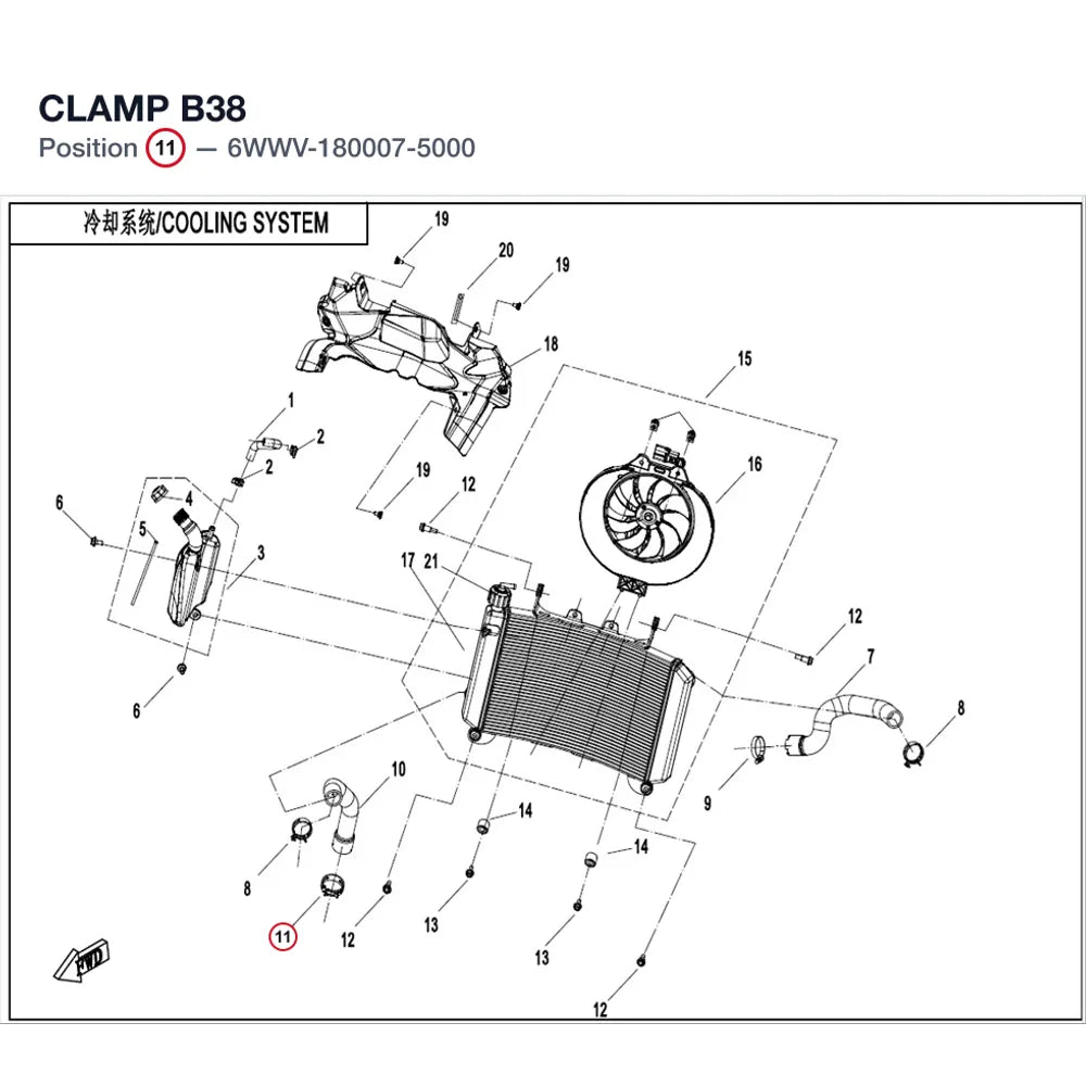 CLAMP B38 product image