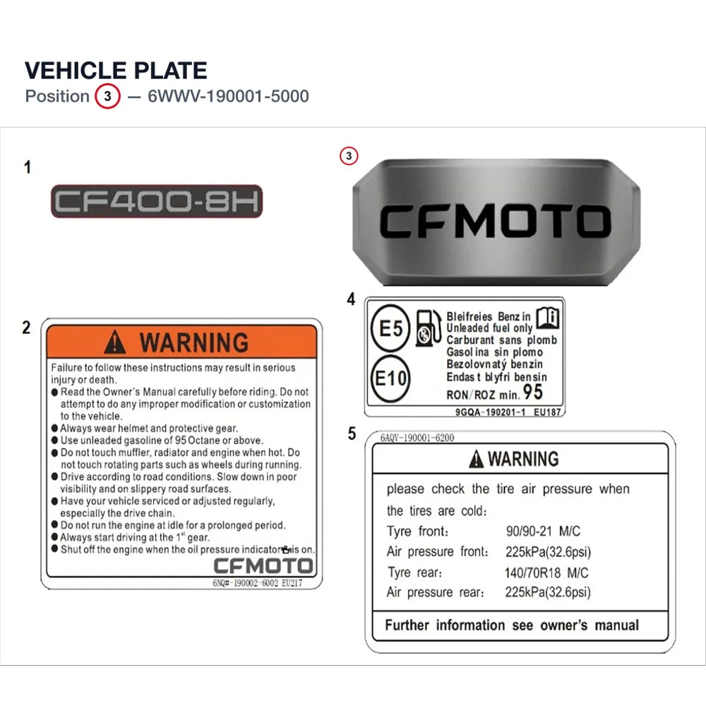 VEHICLE PLATE product image