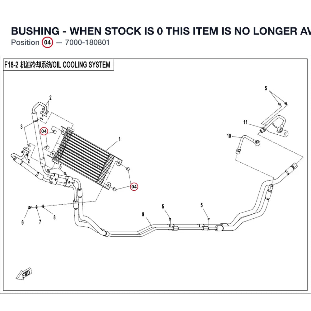 BUSHING - WHEN STOCK IS 0 THIS ITEM IS NO LONGER AVAILABLE product image