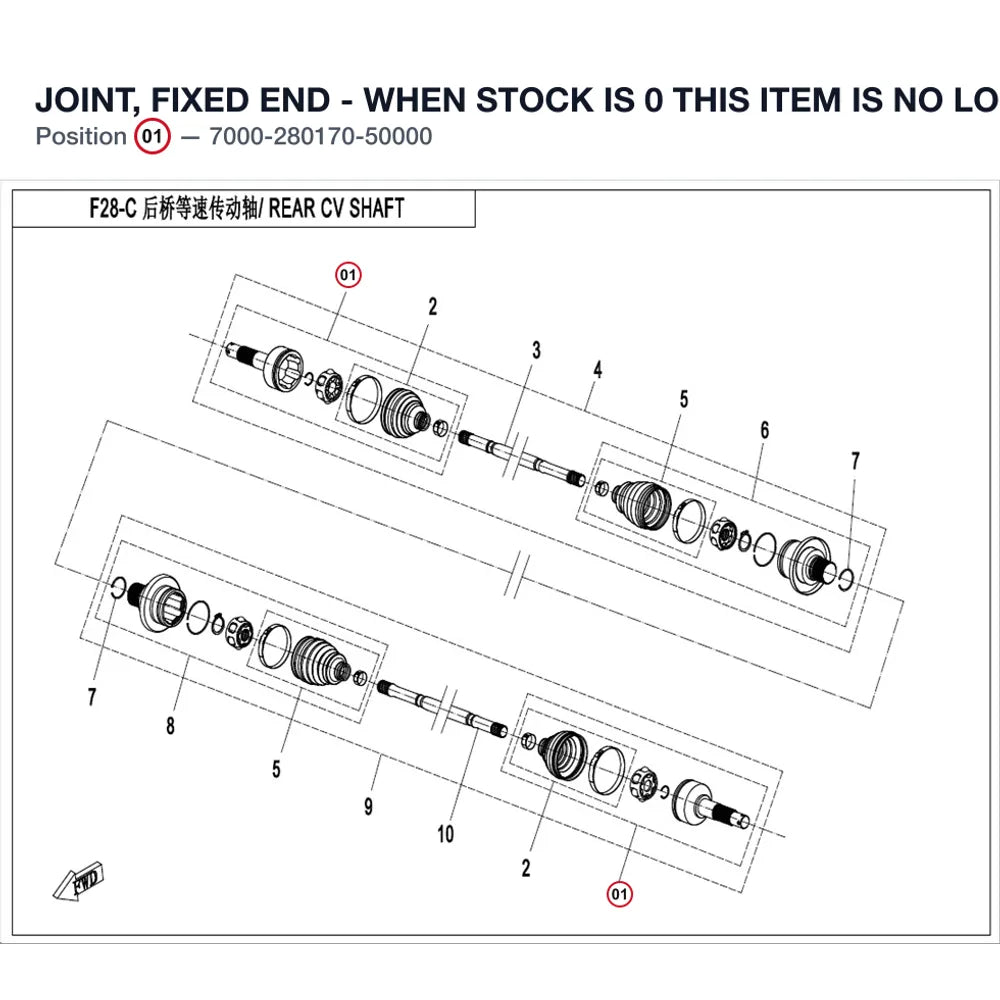 JOINT, FIXED END - WHEN STOCK IS 0 THIS ITEM IS NO LONGER AVAILABLE product image