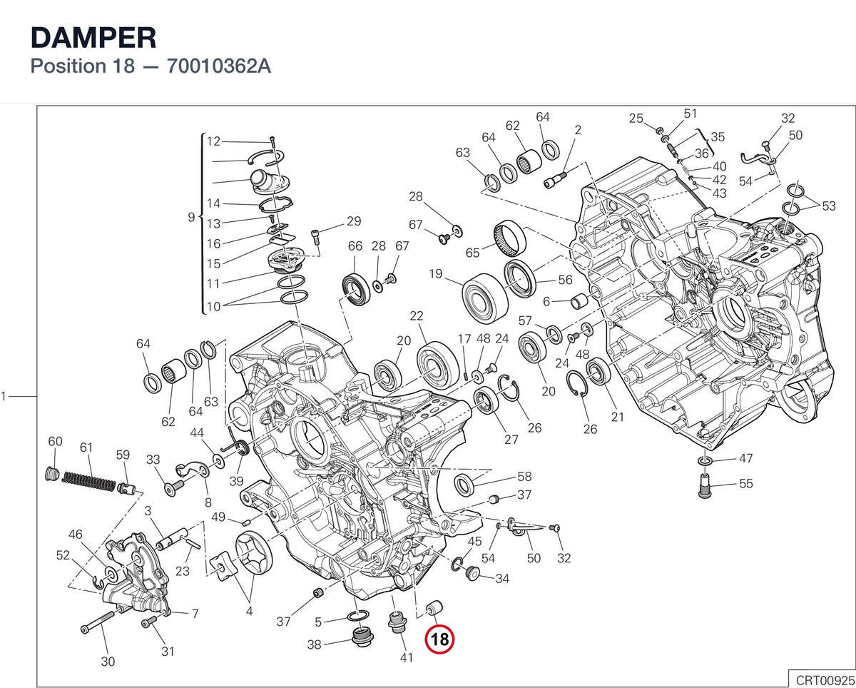 DAMPER 70010362A diagram position